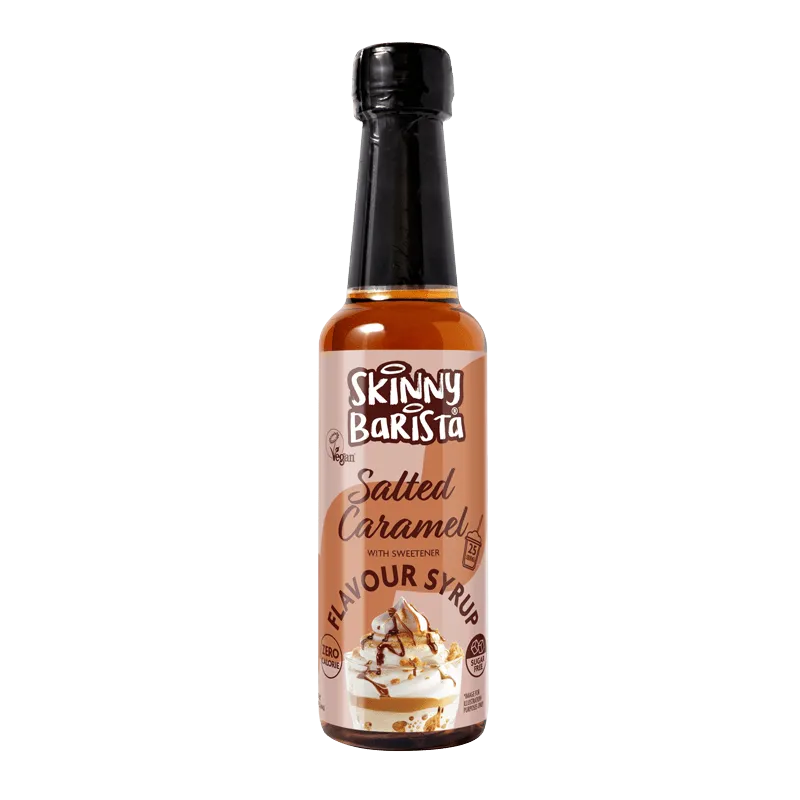 Salted Caramel Coffee Syrup - Sugar-Free Skinny Syrup - 250ml