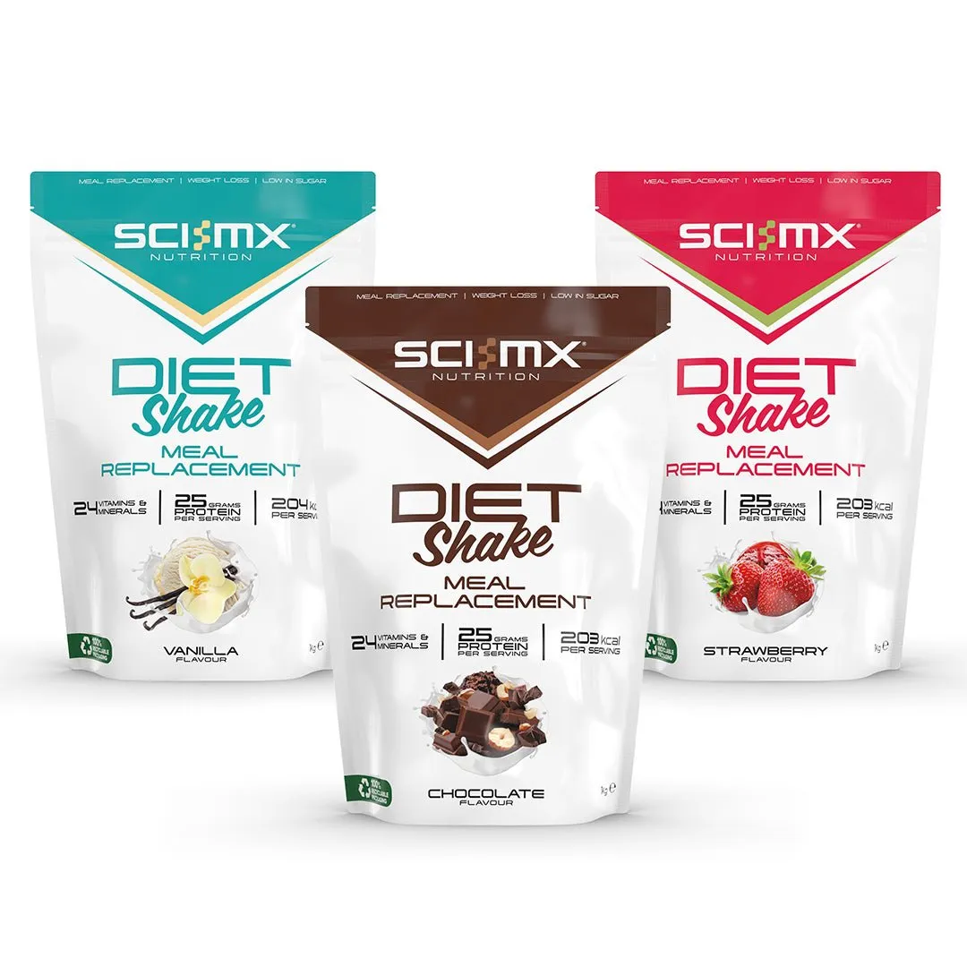 Sci-MX Diet Meal Replacement - 3 flavours to choose from