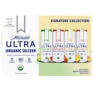 Seltzer Michelob Ultra 12pk Signature Collection Organic Point Wine Spirits