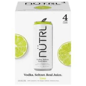 Seltzer NUTRL 4pk Lime 205018 Point Wine Spirits