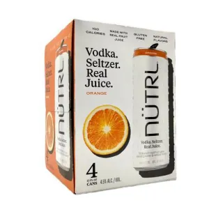 Seltzer NUTRL 4pk Orange 205008 Point Wine Spirits