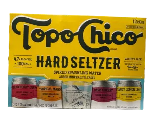 Seltzer TopoChico 12pk Variety Point Wine Spirits
