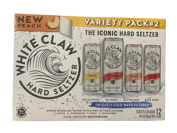 Seltzer White Claw 12pk Variety #2 Point Wine Spirits