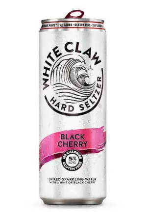 Seltzer White Claw 6pk Black Cherry Point Wine Spirits