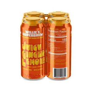 Seltzer Willies Superbrew 4pk Juicy Tangy Zesty Point Wine Spirits