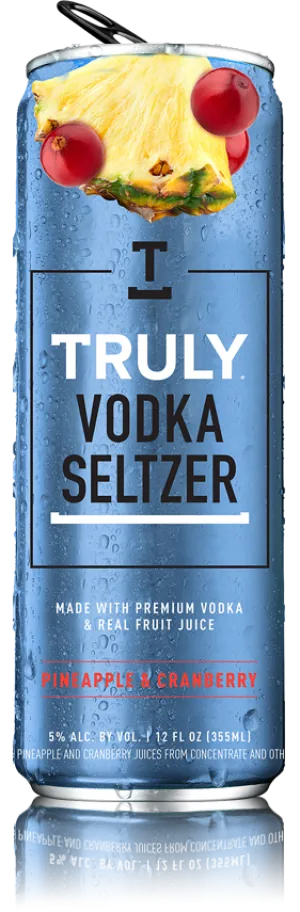 Single Seltzer Truly Vodka Pineapple & Cranberry Point Wine Spirits