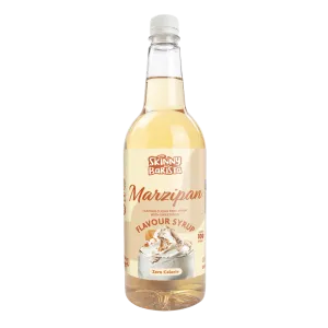 Skinny Barista Marzipan Flavour Syrup - Sugar Free Skinny Coffee Syrup - 1 Litre (Limited Edition)
