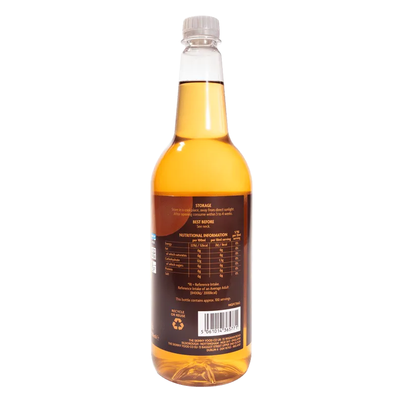 Skinny Barista Mocha Coffee Flavour Syrup - Sugar Free Skinny Coffee Syrup - 1 Litre (Limited Edition)