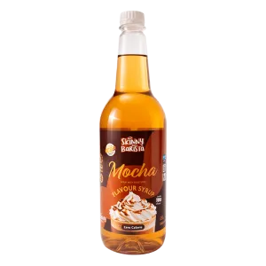 Skinny Barista Mocha Coffee Flavour Syrup - Sugar Free Skinny Coffee Syrup - 1 Litre (Limited Edition)
