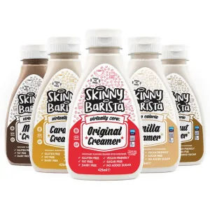 Skinny Food Co Coffee Creamers Bundle Of 5 (Non Dairy Creamer) - 425ml