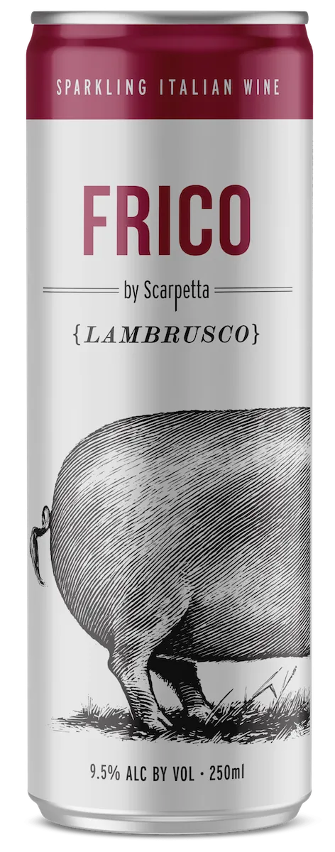 Sparkling Wine Frico by Scarpetta 4pk can Lambrusco 377655 Point Wine Spirits