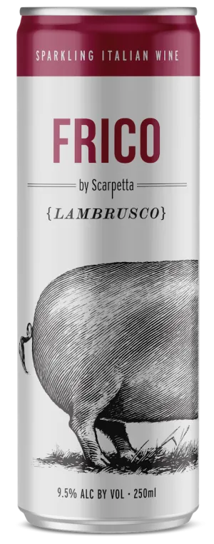 Sparkling Wine Frico by Scarpetta 4pk can Lambrusco 377655 Point Wine Spirits
