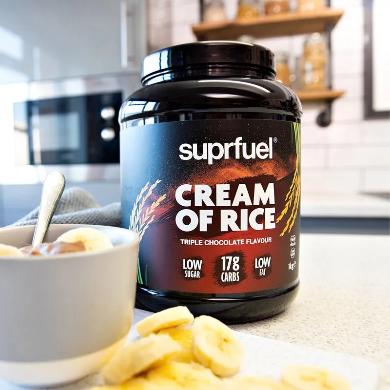 Suprfuel Cream of Rice  4 Irresistible Flavours - 1kg