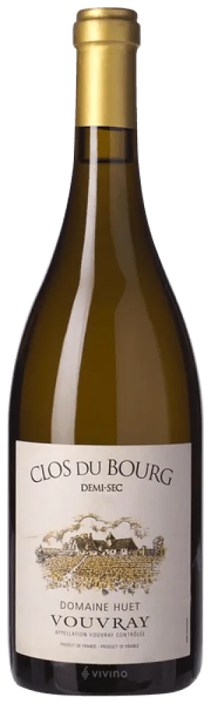 White Wine Huet Vouvray Demi-Sec Clos Du Bourg Point Wine Spirits