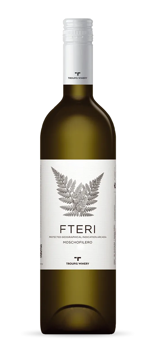 White Wine Troupis Moschofilero Fteri Vegan Point Wine Spirits