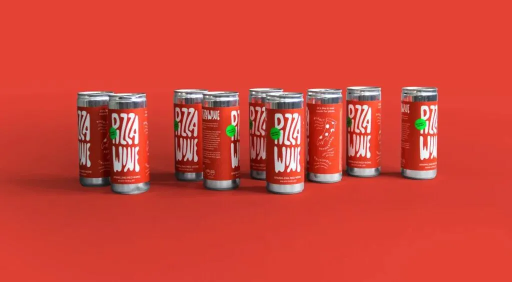 Wine Can Red 8.4oz Pizza Wine Sparkling Point Wine Spirits